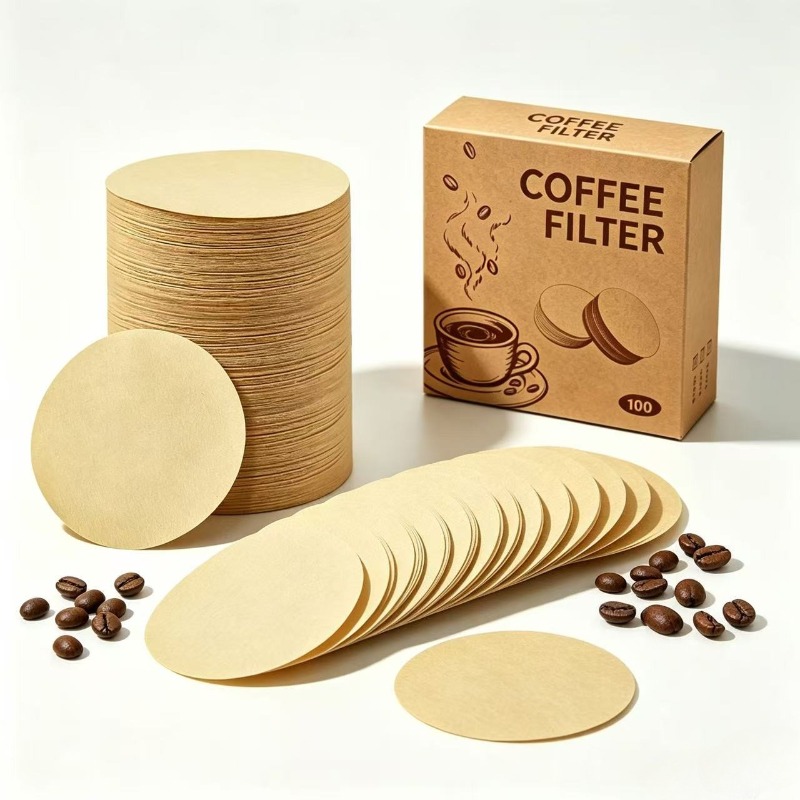 Coffee Tea Replacement - Wymienny papierowy filtr do kawy, niebielony