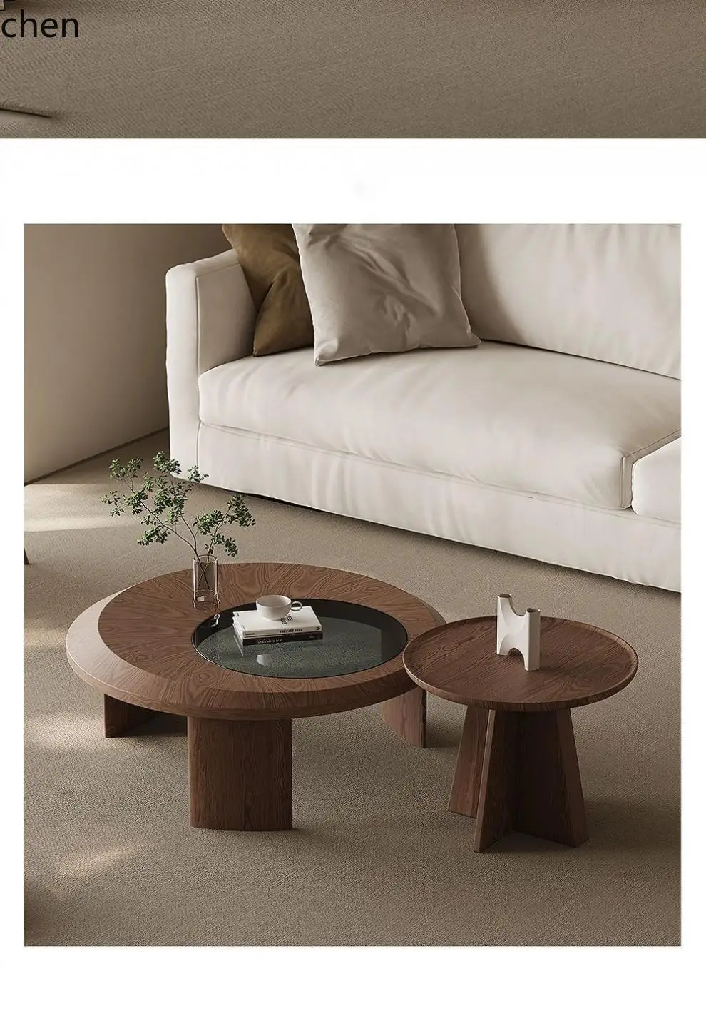 Tea & Coffee Kent - b11-7.2 Stolik do herbaty z orzecha