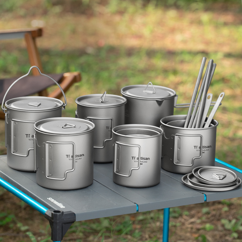 Coffee Tea Exchange - Tiartisan Outdoor Titanium Lekki przenośny kubek