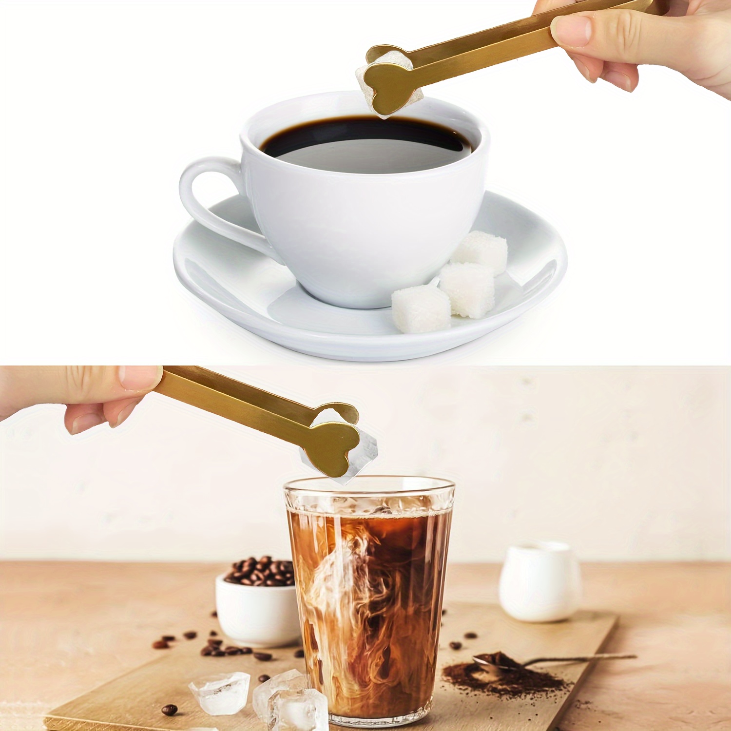 5 szt. mini szczypiec ze stali – Coffee Tea Sugar recenzja i cena