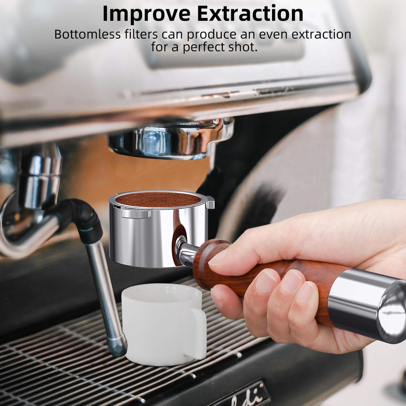 Portafilter bez dna 51mm z 2 u – Delonghi Espresso Ecp3420 recenzja i cena
